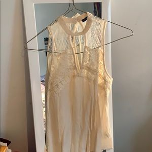 Cream blouse